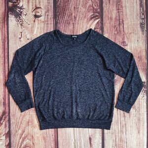 NWOT BUFFALO DAVID BITTON Mens Blue Stretch Crew Neck Sweater
